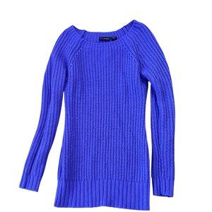 Ultra Flirt | Purple knit sweater